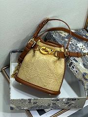 Dior Small C'est Dior Bag Natural Cannage Raffia Size 17 x 7 x 18 cm - 2