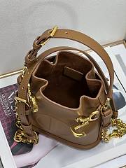 Dior Small C'est Dior Bag Golden Saddle CD-Embossed Calfskin Size 17 x 7 x 18 cm - 4