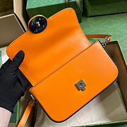 Gucci Petite GG Mini Shoulder Bag Orange Size 21x10x5cm - 5