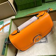 Gucci Petite GG Mini Shoulder Bag Orange Size 21x10x5cm - 3