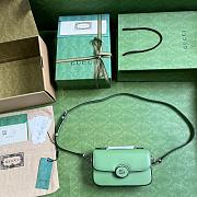 Gucci Petite GG Mini Shoulder Bag Green Size 21x10x5cm - 5