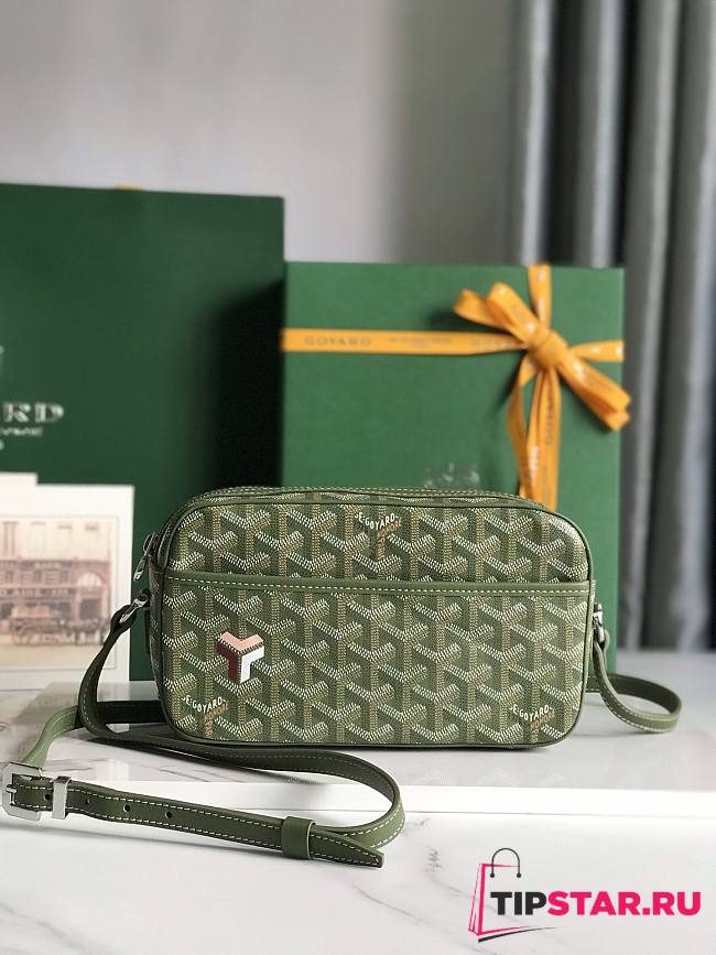 Goyard The Cap-Vert PM Bag Color Khaki Size 13x6.5x22 cm - 1