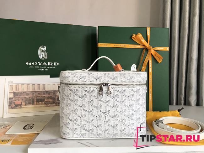 Goyard Muse Vanity Case White Size 20*14*16cm - 1