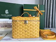 Goyard Muse Vanity Case Yellow Size 20*14*16cm - 1