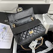 Chanel 2.55 Handbag Aged Calfskin & Gold-Tone Metal Black A37586 Size 16 × 24 × 7.5 cm - 3