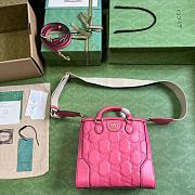 Gucci GG Matelassé Tote Pink 728309 Size 23x22x10 cm - 3