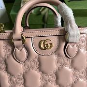 Gucci GG Matelassé Tote Light Pink 728309 Size 23x22x10 cm - 3