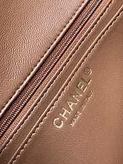Chanel Classic Handbag Wool Tweed & Gold-Tone Metal A01112 Size 15.5 × 25.5 × 6.5 cm - 5