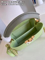 Louis Vuitton M22916 Capucines Mini Green Size 21 x 14 x 8 cm - 3