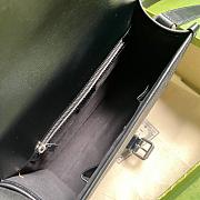 Gucci GG Messenger Bag With Interlocking G Black Size 25.5x17x8 cm - 3
