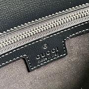 Gucci GG Messenger Bag With Interlocking G Black Size 25.5x17x8 cm - 2