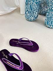 Diorsea Thong Sandal Purple Velvet - 3