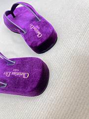 Diorsea Thong Sandal Purple Velvet - 4