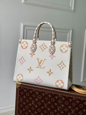 Louis Vuitton M22975 Resorts Exclusive OnTheGo MM Size 35 x 27 x 14 cm