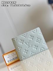Louis Vuitton M82562 Multiple Wallet Mineral Gray Size 11.5 x 9 x 1.5 cm - 1