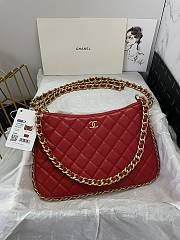 Chanel Large Hobo Bag AS4287 Red Size 17.5 × 28.5 × 2 cm - 1