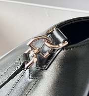 Givenchy Mini Antigona Lock Bag In Box Leather Black & Silver Hardware Size 29x18x13 cm - 2