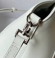 Givenchy Mini Antigona Lock Bag In Box Leather Ivory Size 29x18x13 cm - 2
