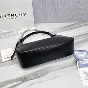 Givenchy Moon Cut Out Bag In Leather With Chain Black Size 25x7x12cm - 4