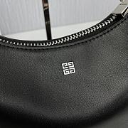 Givenchy Moon Cut Out Bag In Leather With Chain Black Size 25x7x12cm - 3