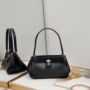 Small Dior Key Bag Black Box Calfskin Size 22*12*12cm
