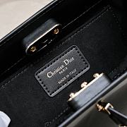 Small Dior Key Bag Black Box Calfskin Size 22*12*12cm - 4