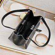 Small Dior Key Bag Black Box Calfskin Size 22*12*12cm - 5
