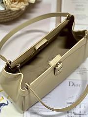 Medium Dior Key Bag Aesthetic Beige Box Calfskin 30x16.5x13 cm - 3