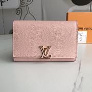 Louis Vuitton M82361 Capucines Compact Wallet Rose Pink 13.5 x 9.5 x 3 cm - 1