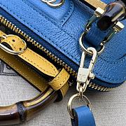 Gucci Diana Mini Tote Bag 715775 Blue Size 20*16*8.5 cm - 4