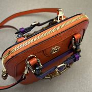 Gucci Diana Mini Tote Bag 715775 Orange Size 20*16*8.5 cm - 4