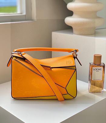 Loewe Small Puzzle Bag Yellow & Orange Size 24*10*14cm