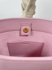 Celine Mini Bucket Cuir Triomphe In Smooth Calfskin Light Pink Size 19.5 X 16 X 7 CM - 3