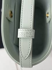 Celine Mini Bucket Cuir Triomphe In Smooth Calfskin Jade Size 19.5 X 16 X 7 CM - 2