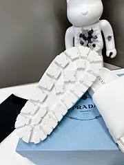 Prada Soft Padded Nappa Leather Slides White - 4