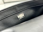 Chanel Small Flap Bag Sequins & Ruthenium-Finish Metal Black AS3820 Size 20cm - 4