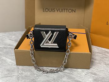Louis Vuitton M22296 Twist Lock XL Black Size 16.5 x 19 x 8.5 cm