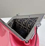 Fendi First Midi Pink Patent Leather Bag Size 20x14x30 cm - 2