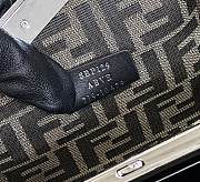 Fendi First Midi Black Patent Leather Bag Size 20x14x30 cm - 3