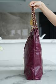Chanel 22 Handbag Burgundy Pink Size 39 × 42 × 8 cm - 2