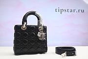 Small Lady Dior Black Cannage Lambskin Size 20 x 17 x 8 cm - 1