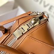 Givenchy Mini Antigona bag in Box leather Brown Size 26x19x13 cm - 4