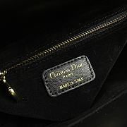 Small Lady Dior My ABCDIOR Bag Black Cannage Lambskin Size 20 x 17 x 8 cm - 5