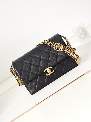 Chanel Small Flap Bag AS3994 Black Size 14 × 21 × 10 cm