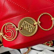 Chanel Small Backpack AS4275 Red 18 × 18 × 8 cm - 4