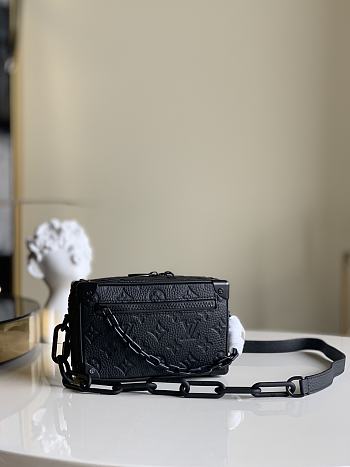 Louis Vuitton M55702 Mini Soft Trunk Black Size 18.5 x 13 x 8 cm