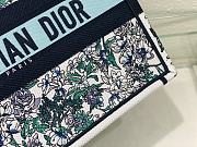 Medium Dior Book Tote White Multicolor Flowers Constellation Embroidery Size 36 x 27.5 x 16.5 cm - 2