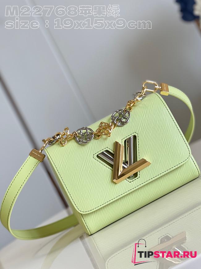 Louis Vuitton M22768 Twist PM Green Size 19 x 15 x 9 cm - 1