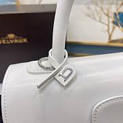 Delvaux Brillant Mini in Box Calf White 20x11x16cm - 4