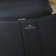 Delvaux Brillant MM in Rodeo Calf Black 29x13.5x21.5cm - 5